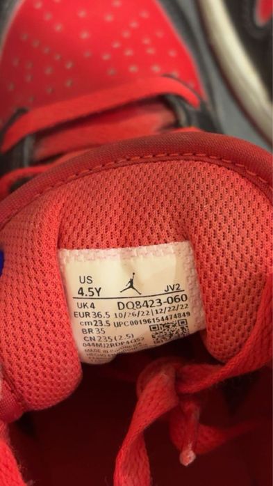 Nike Air Jordan 1 Mid GS Bred 36,5