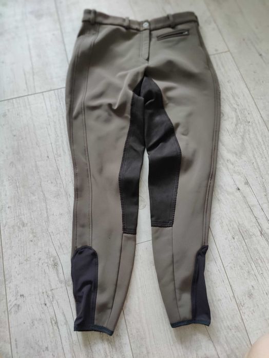 Pikeur bryczesy brązowe softshell ocieplane 38