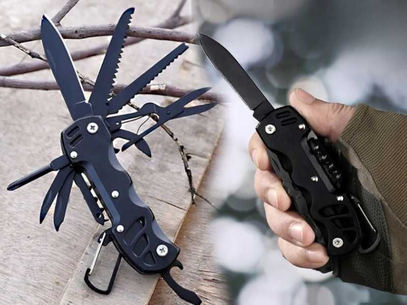 Scyzoryk Multitool 13w1 Narzędzie Wielofunkcyjne Survival Z Etui