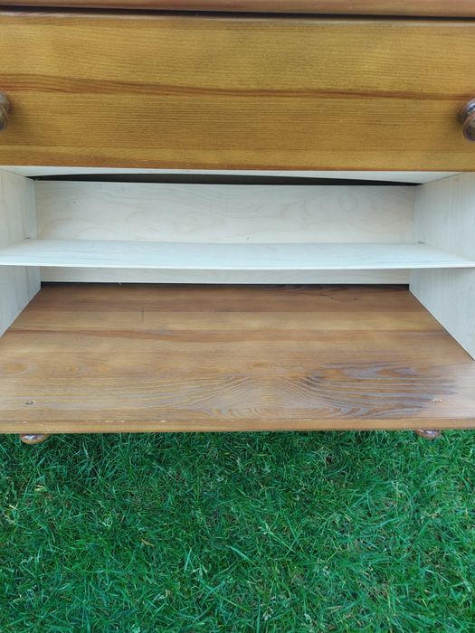 Szafka na buty z szufladą drewniana
