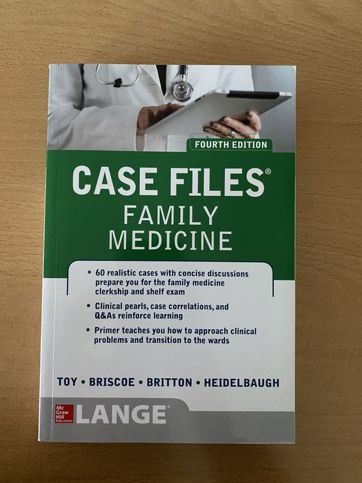 Livro “Case Files Family Medicine” 4th edition