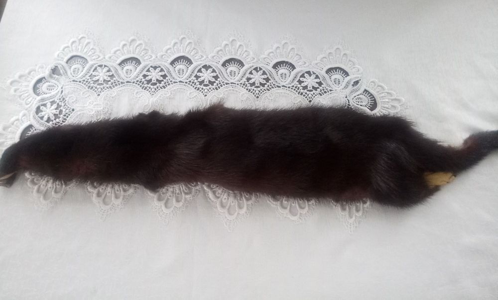 Шкурка, шкірка норки,  чулок.