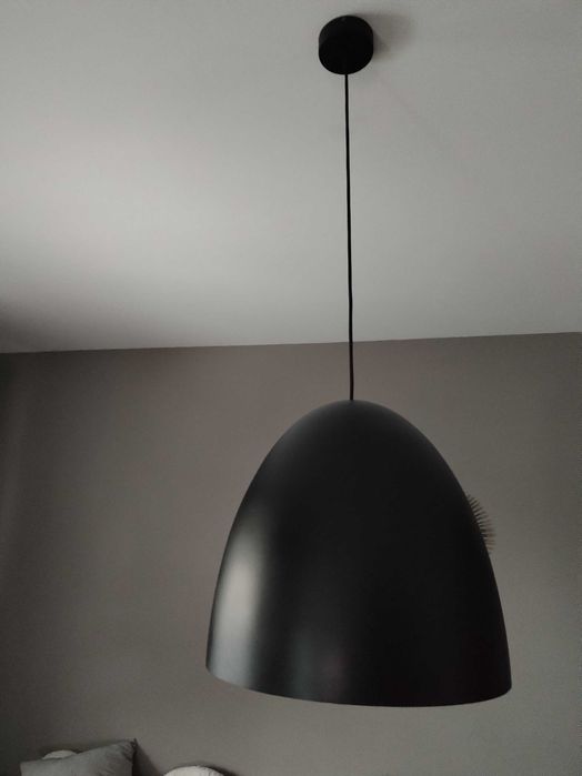 Nowodvorski Lighting Egg black-gold 39cm lampa wisząca