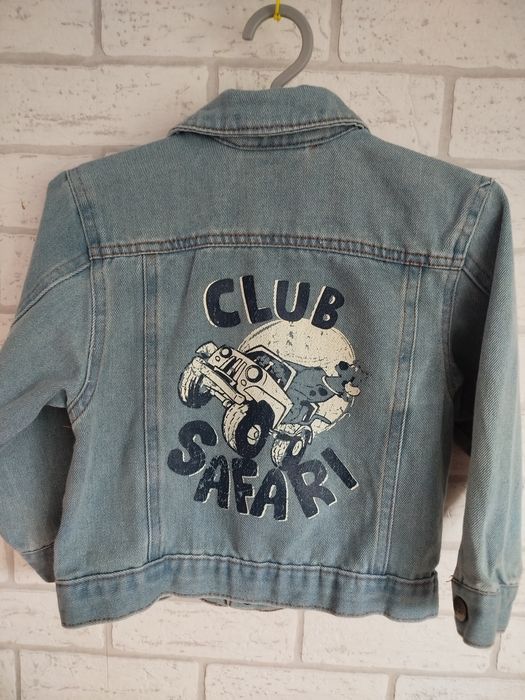 Bluza jeansowa dla chłopca bliźniaki Pepco 86 i 92