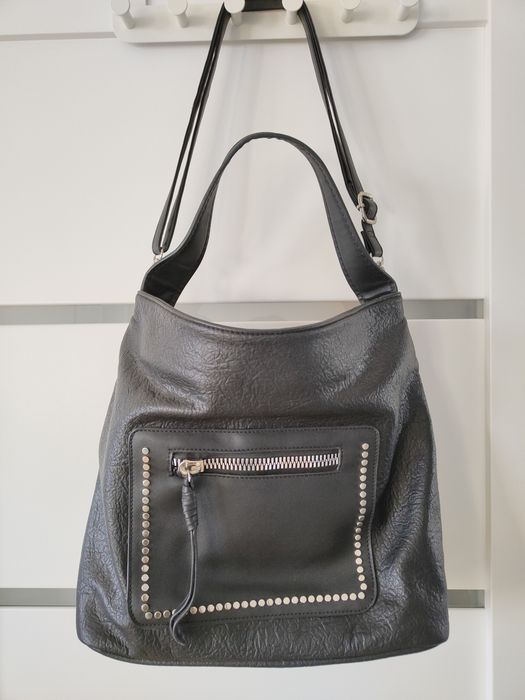 Czarna torba torebka shopper CCC