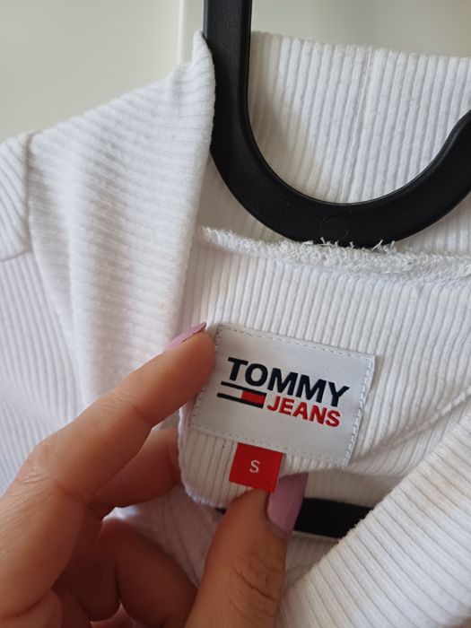 Sweter Tommy hilfiger bialy golf