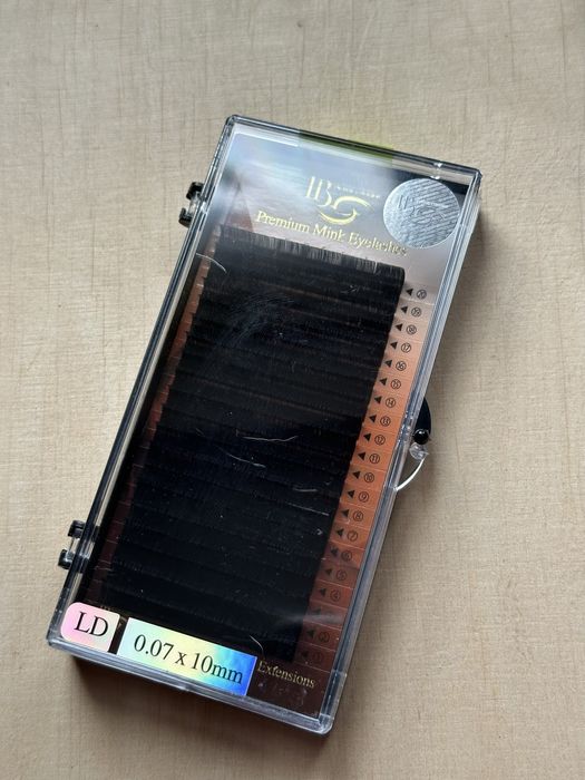 Вії для нарощування Premium Mink  i-Beauty  LD 0.07