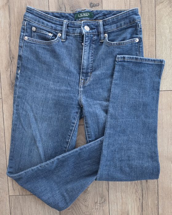 Jeansy ralph lauren spodnie damskie niebieskie S 36