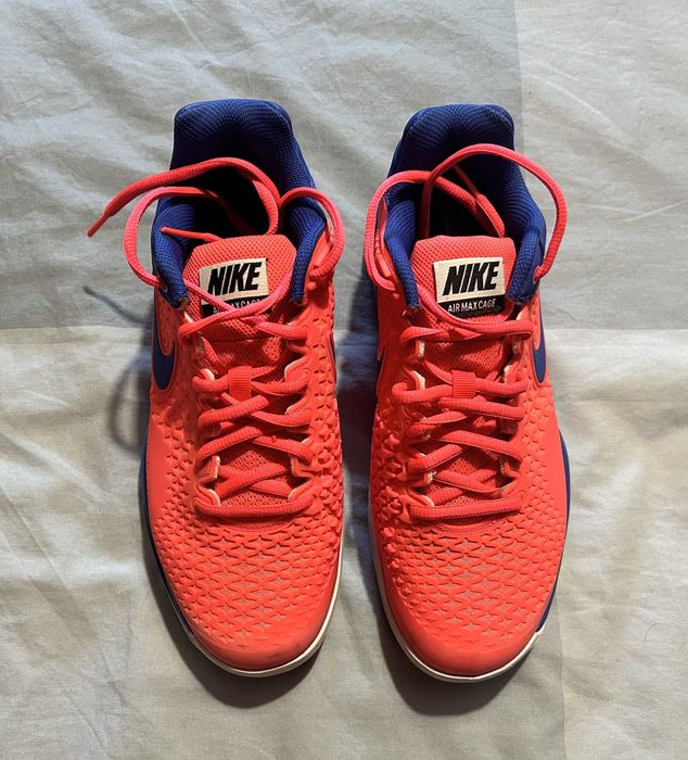 Sapatilhas de ténis homem Nike Air Max Cage Pink Blue 2014 número 39