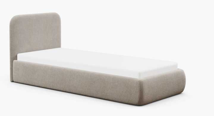 Łóżko BAO ONE 100x200 tkanina STORM 09 MYBED OUTLET -40%