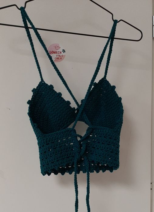 Top na szydełku, handmade