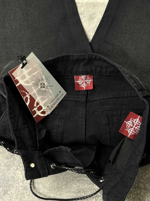 Джинси DETW Jeans flared faded washed jeans клеш кльош джинси