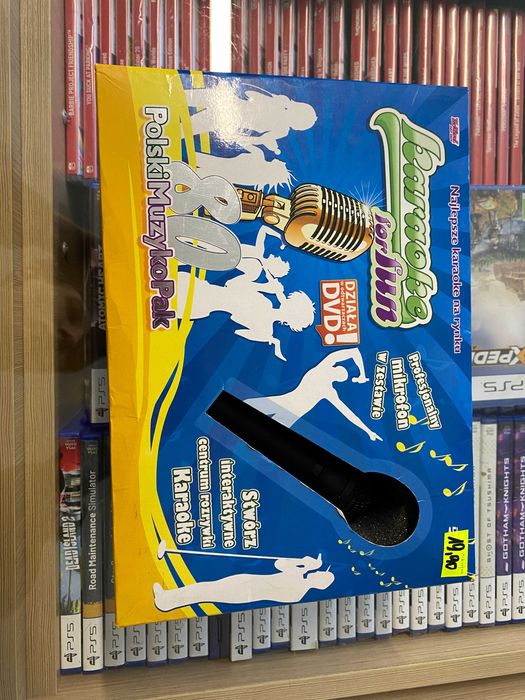 Techland Karaoke for Fun Polski Muzykopack 80 z mikrofonem