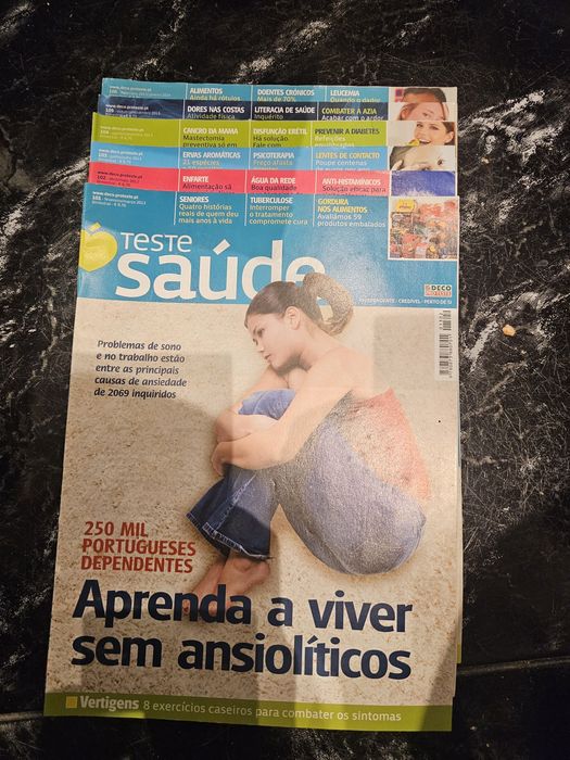 Revistas teste saude 2006 a 2014 da Deco proteste