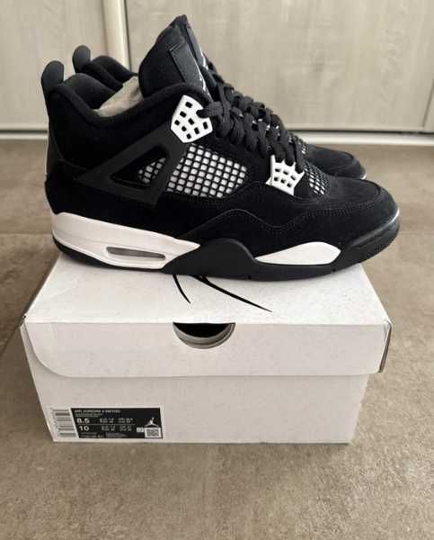 Jordan 4 Retro White Thunder R.46