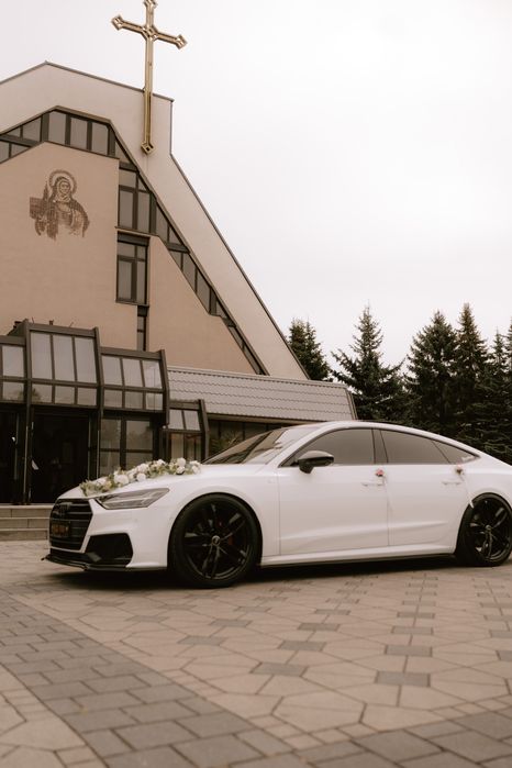 Samochód do ślubu, auto na wesele, audi na ślub