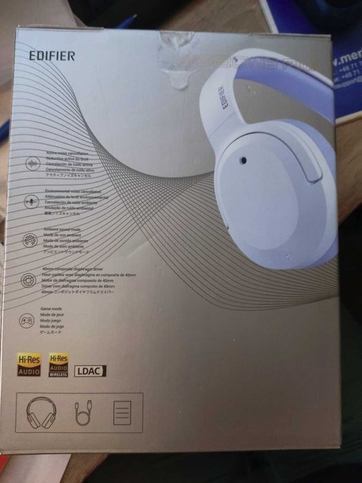 Nowe słuchawki bezprzewodowe Edifier W820NB Plus –zafoliowane