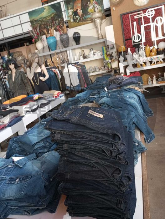 Calça de ganga ou jeans