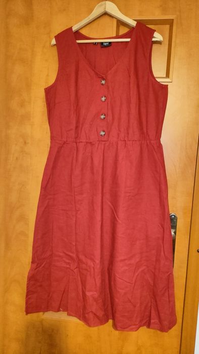 Sukienka damska ciemny czerwony, bordo