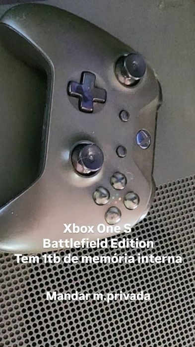 Xbox One S Battlefield Edition
Tem 1tb de memória interna