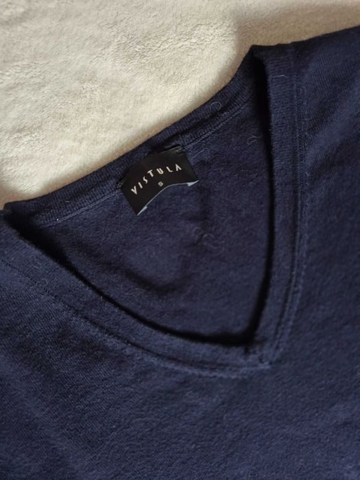 Sweter Vistula S granatowy