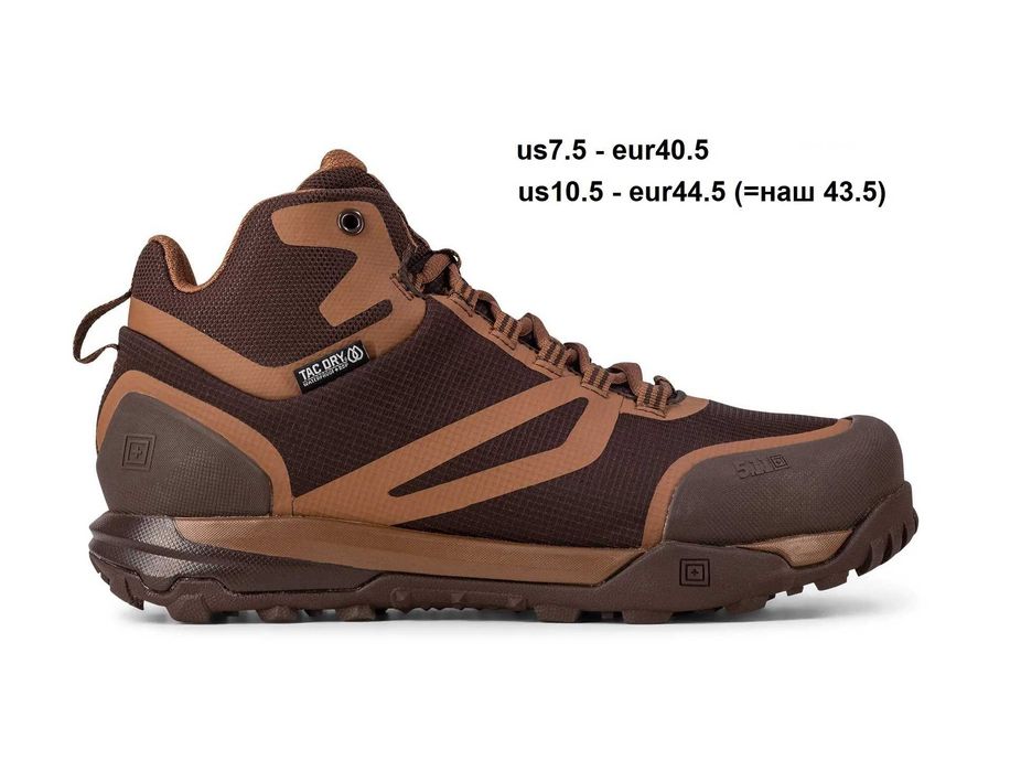 р.40,44 - Черевики вологостійкі 5.11 Tactical A/T Mid WP