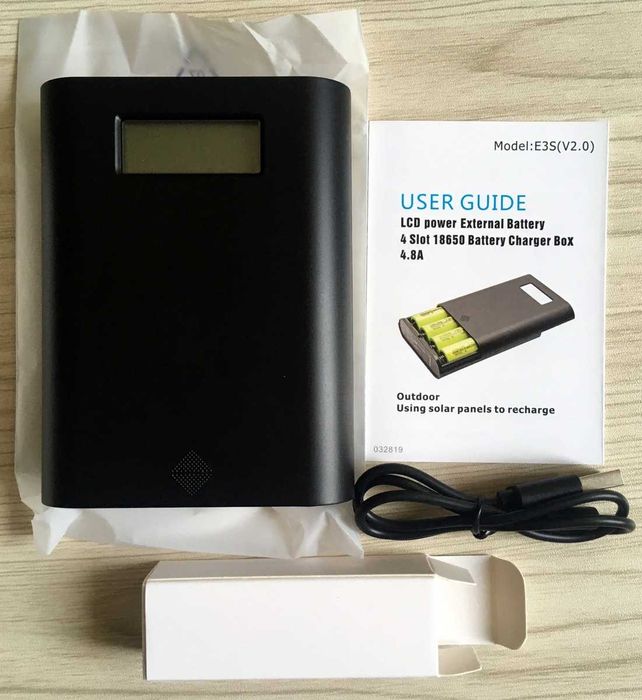 Зарядное устройство Soshine E3S E4S 30W 2-4х18650 UPS ИБП БДЖ DYI KIT