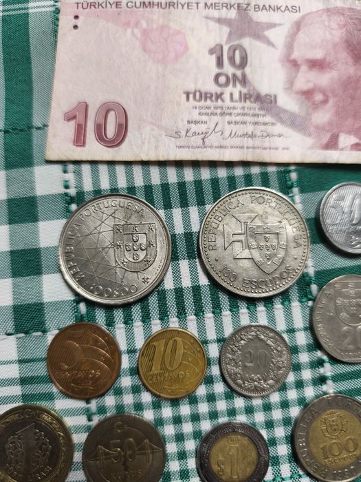 Moedas de vários países