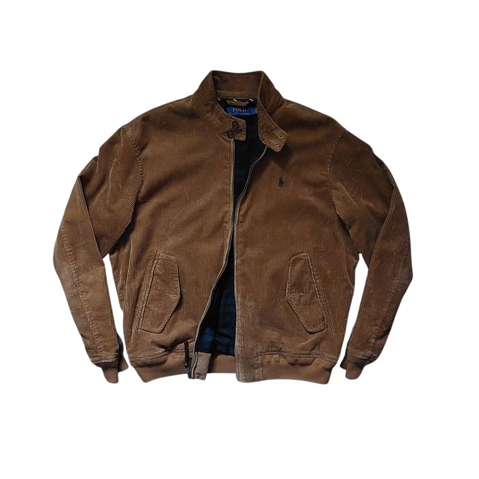 Ralph lauren nowa kurtka sztruksowa bomber lekka męska r. XL