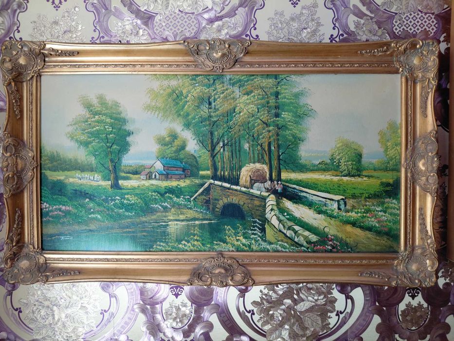 Картины маслом (на холсте, картоне  В.Гайдук, Калиновский и др.)