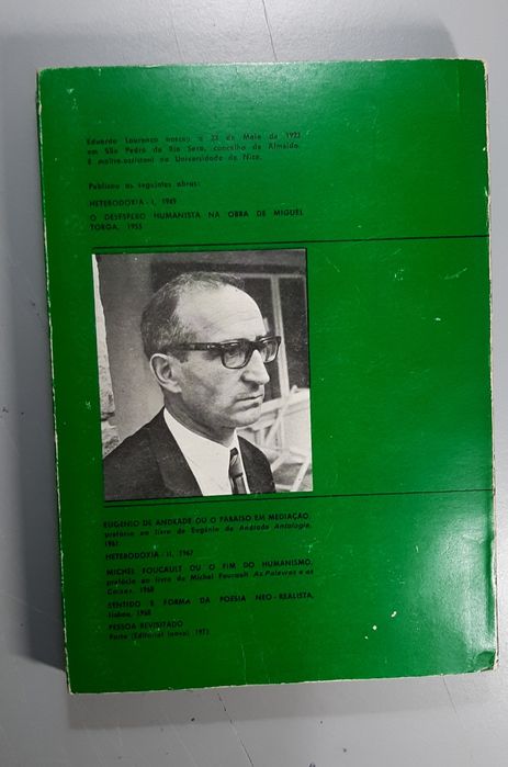 Tempo e Poesia, de Eduardo Lourenço 1ª edição