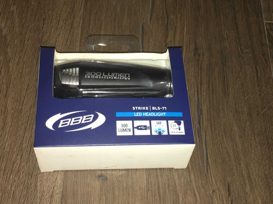 Luz Frontal para Bicicleta - BBB Strike BLS-71 LED - 300 LUMEN