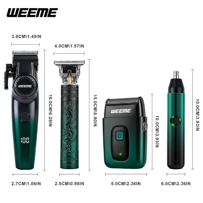 Професійний набір для стрижки WEEME 4 в 1