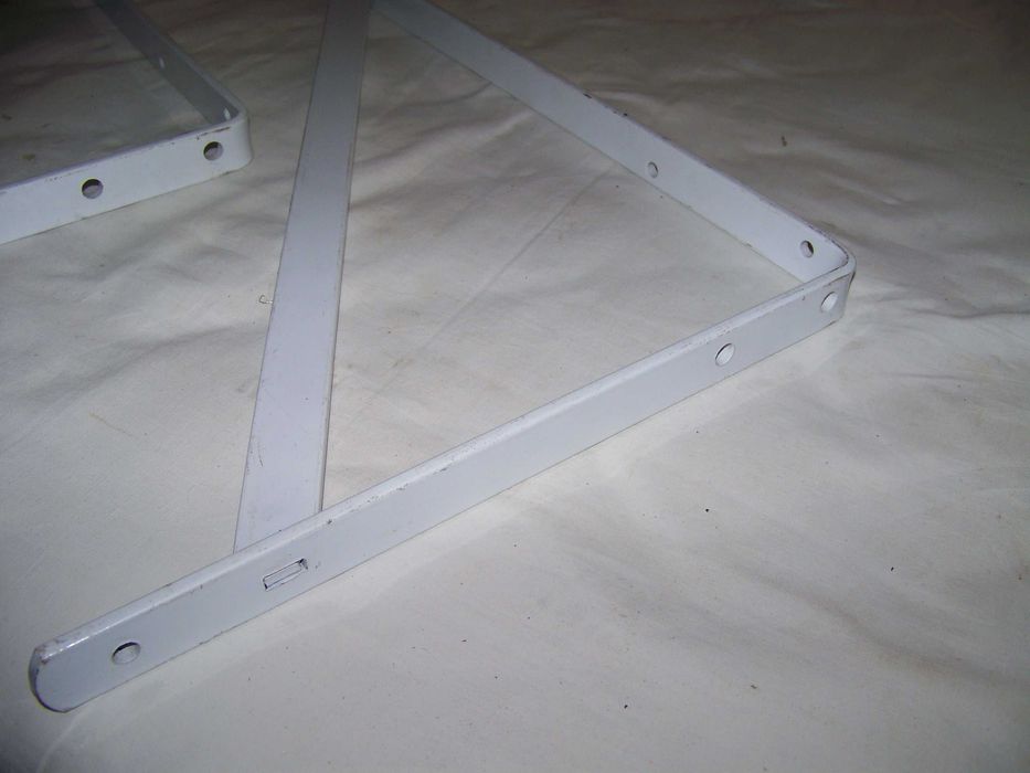 poleias metálicas para prateleiras de parede 50 cm x 33 cm