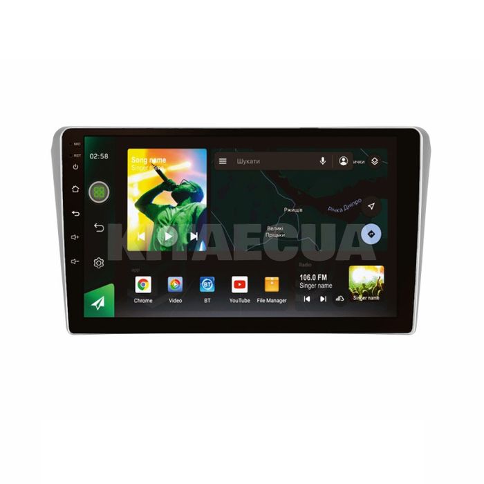 Якісна магнітола CarPlay швидкий процесор Toyota Avensis Авенсис 02-08