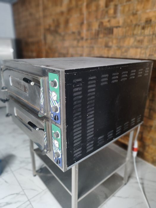 Піч для піци подвійна на 12 піц Hostek Dual 66, Італія