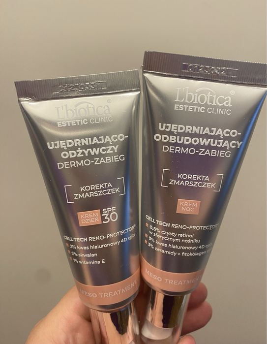 L'BIOTICA ESTETIC CLINIC krem na noc i spf na dzień
