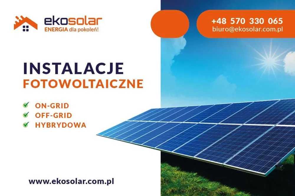 ZESTAW o mocy 8,2kw (moduły + inwerter hybryda + konstrukcja grunt)