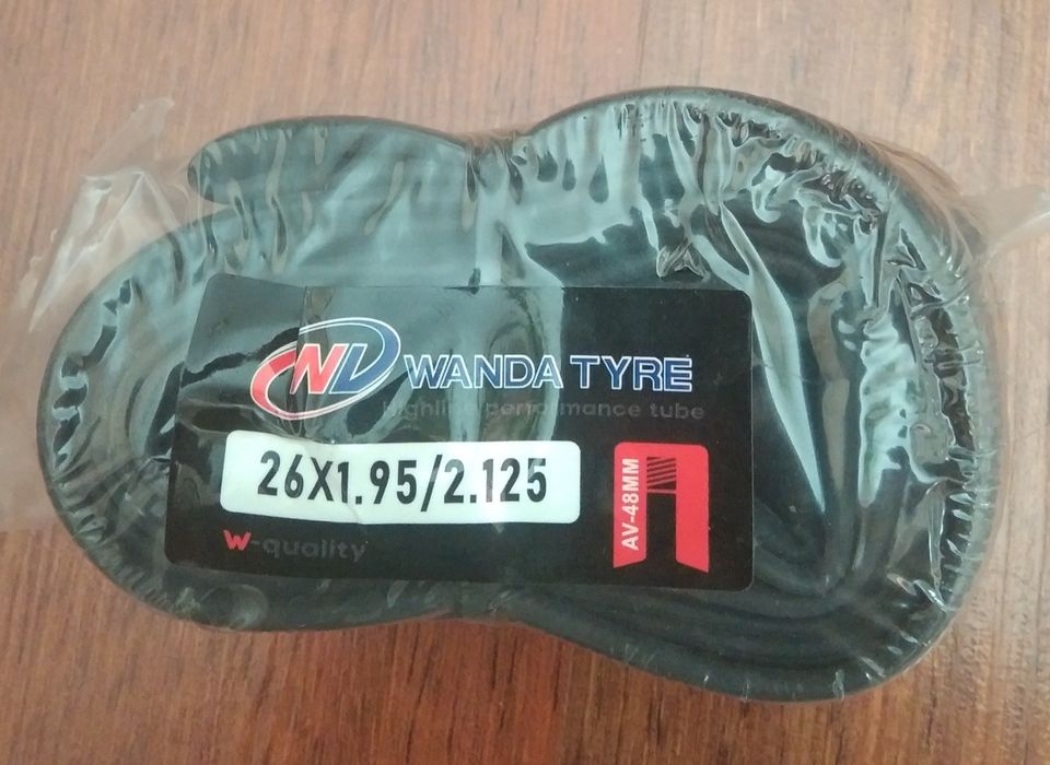 Продам велокамеру камеру Wanda 26x1.95/2.125 AV 48 mm (TUB-044)