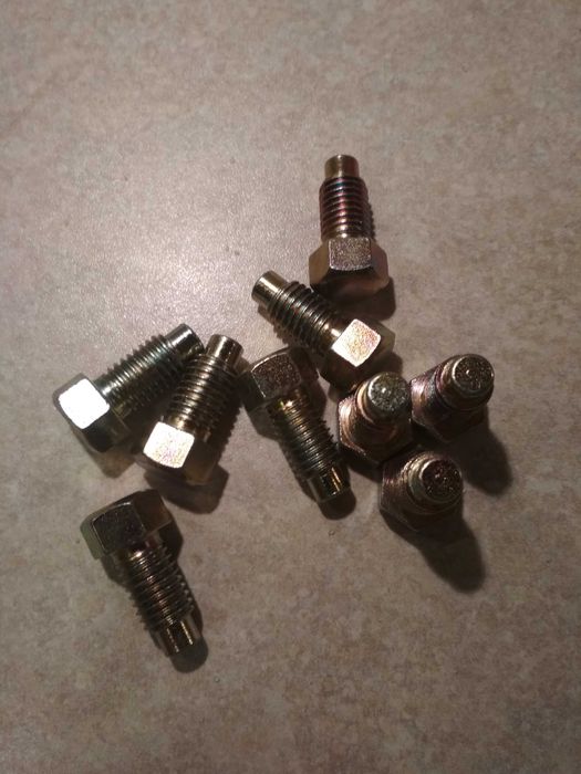 Śruba M 12x25 ocynk żółty