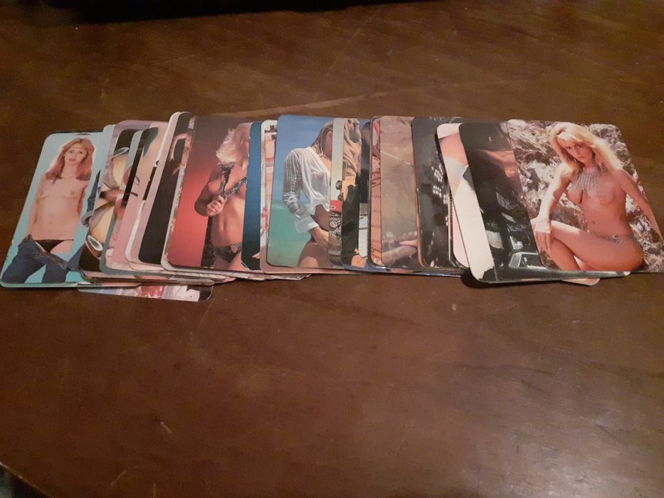 Calendários de bolso pinup x71 anos 80 vintage
