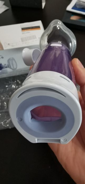 Aerosol - Câmara respiratória com máscara pediatrica