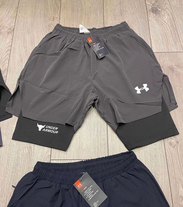 Чоловічі спортивні шорти 2в1 Nike Pro,компресійні шорти,термо Under