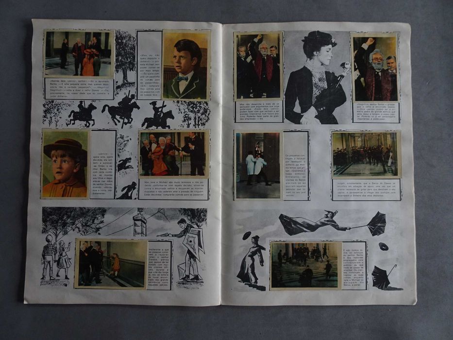 Caderneta de cromos completa Mary Poppins