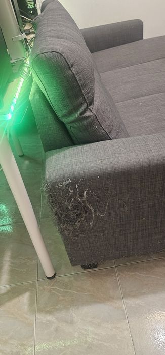 Sofa Ikea Bollstanäs - com chaise longue, 3 lugares, cinzento