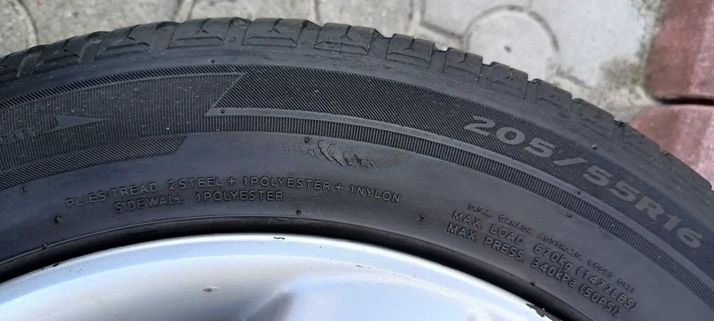 Koła Mazda 6 , alufelgi 16" , opony wielosezonowe