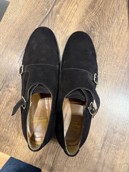 Туфлі чоловічі Doucal’s monk suede, 43,5