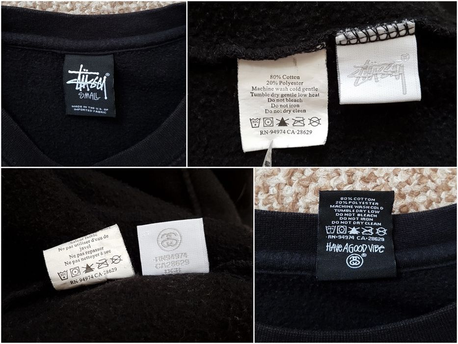 Stussy World Tour Sweatshirt кофта світшот оригінал S