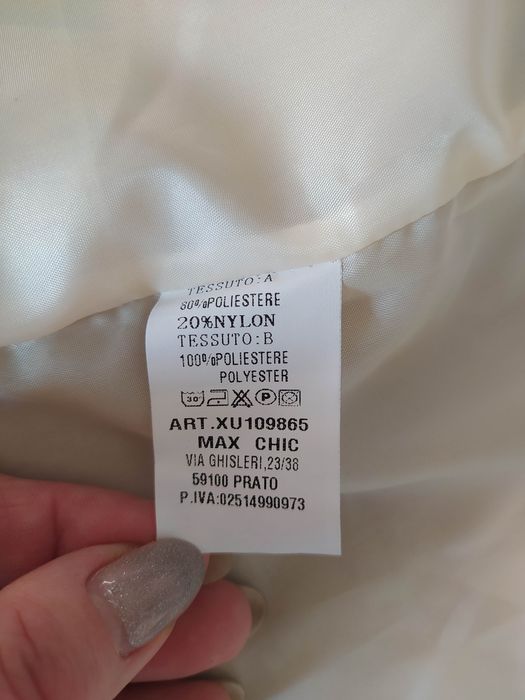 Elegancji długi płaszcz oversize