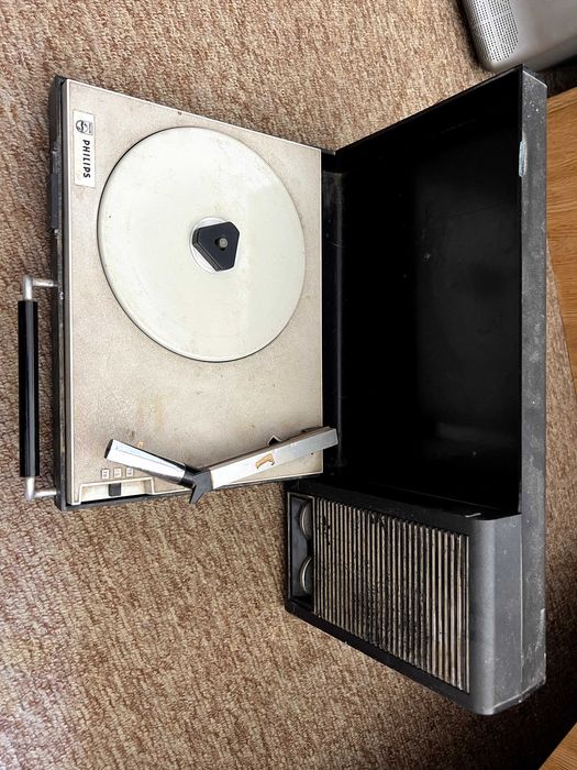 Gira discos portatil Vintage